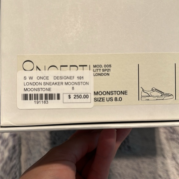 Oncept London Style Sneaker, 👟, Moonstone color, NEW never been used, Size 8 - Picture 8 of 8